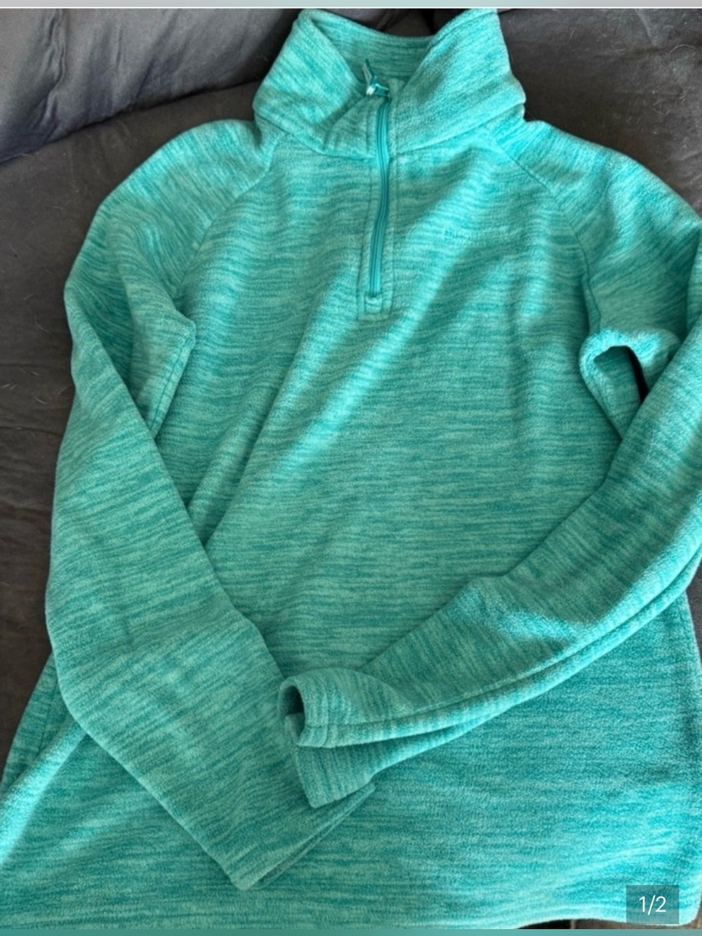 Mountain Warehouse Snowdon Melange Half Zip Women's Fleece in Size 4